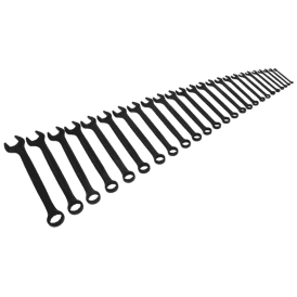 AK63264B 25 Piece Metric Combination Spanner Set Black 6-32mm