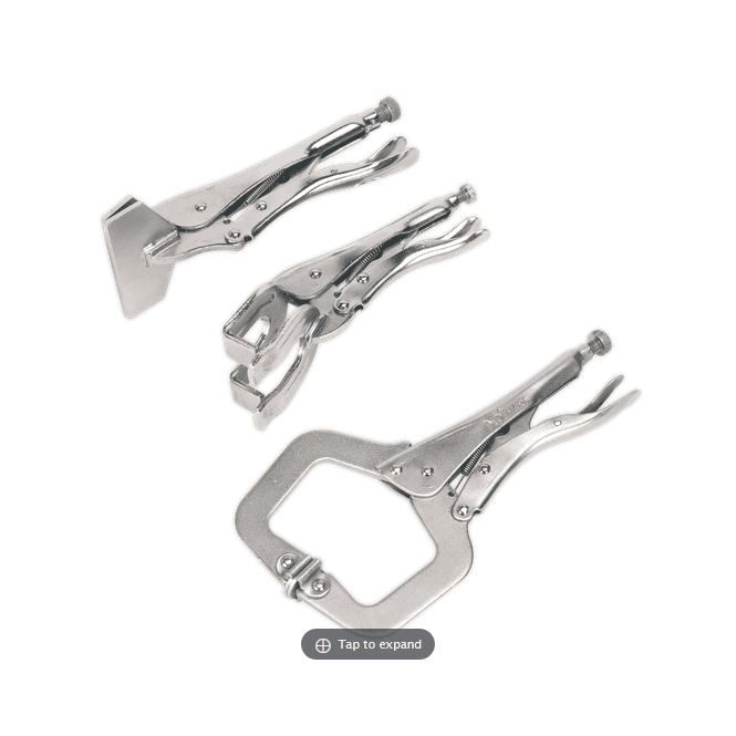Sealey AK67 'C' Clamp & Welding Clamp Set 3pc