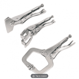 AK67 'C' Clamp & Welding Clamp Set 3pc