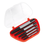 AK722 5 Piece Helix Type Screw Extractor Set