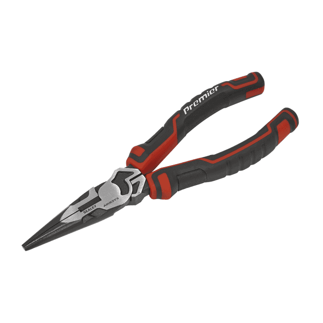 Sealey AK8373 Premier High Leverage Long Nose Pliers 200mm