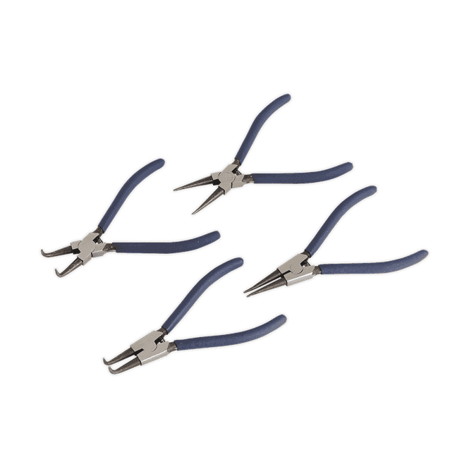 Sealey AK8440 4 Piece Circlip Pliers Set