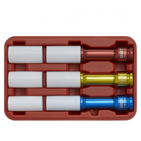 Alloy Wheel Long Reach Impact Socket Set 3