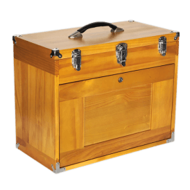 AP1608W 8-Draw Machinist Toolbox with Lockable Lid – Heavy-Duty Storage