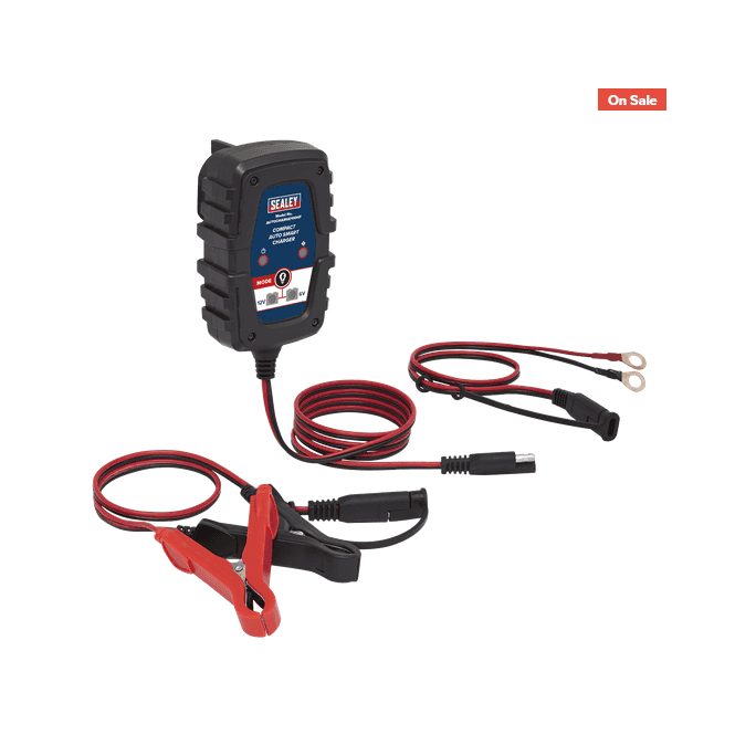 Sealey AUTOCHARGE100HF Compact Smart Trickle Charger & Maintainer