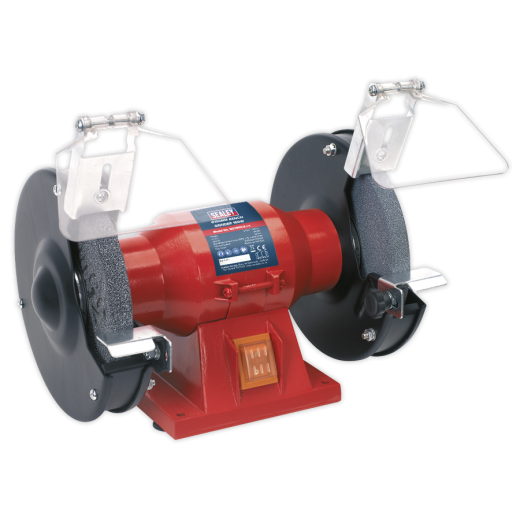 Sealey BG150CX 150mm 6 Inch Bench Grinder Supplied With 2 Stones 240v 150 Watt