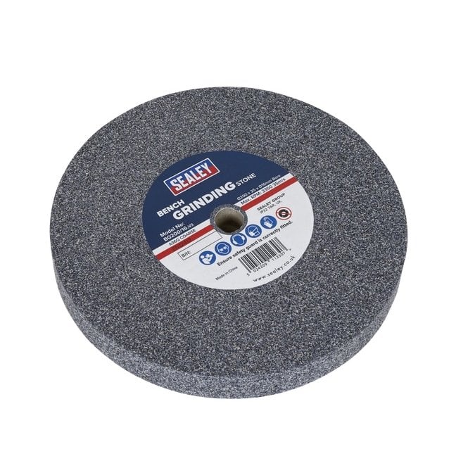 Sealey BG200/16 Grinding Stone 200 x 25mm 16mm Bore A36Q Coarse