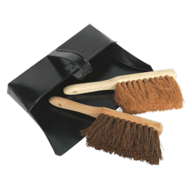 BM26 Metal Dustpan & Brushes