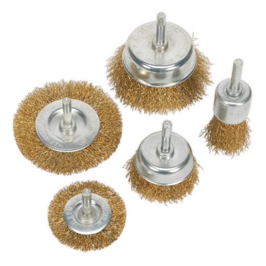 Sealey BWBS05 5 Piece Wire Brush Set