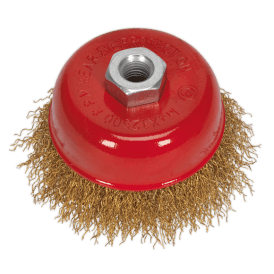 CBC752 75mm Brassed Steel Cup Brush M14 x 2mm