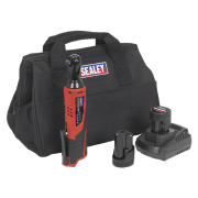 CP1202KIT 12v Cordless 3/8"Sq Drive Ratchet Wrench Kit - 2 Batteries + Charger
