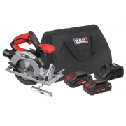 CP20VCSKIT 20V Cordless Circular Saw Kit – 150mm Blade, 2 Batteries + Charger