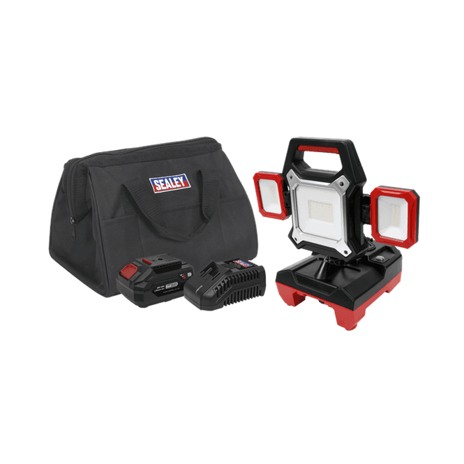 Sealey CP20VWLKIT1 20V 2-in-1 Worklight Kit 20v/240v
