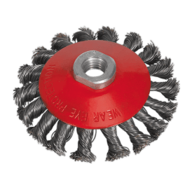 CWB101 100mm Conical Wire Brush M14 x 2mm