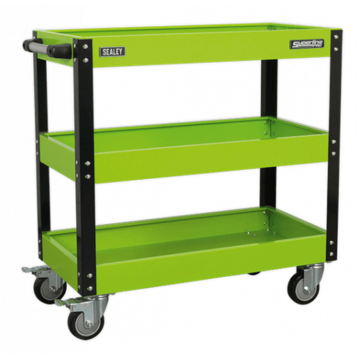 Sealey CX110HV Workshop Trolley 3-Level Heavy-Duty - Hi-Vis