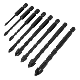 DBGC1 8 Piece Glass & Tile Drill Bit Set