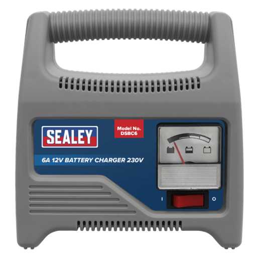 Sealey DSBC6 6A 12V Battery Charger 230V