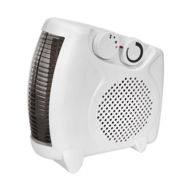 Sealey FH2010 2000 Watt Fan Heater 2 Settings + Thermostat 240v