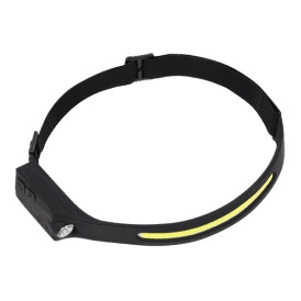 HT104R Rechargeable Head Torch with Auto-Sensor 5W COB & 3W LED