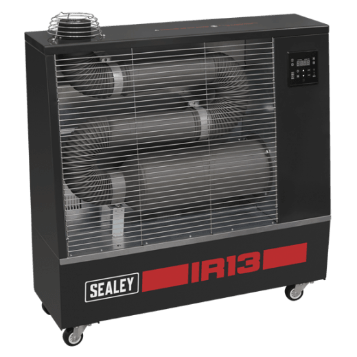 Sealey IR13 Diesel Space Heater Industrial Infrared Heater 13kw 44,500 BTU 240v-50Hz