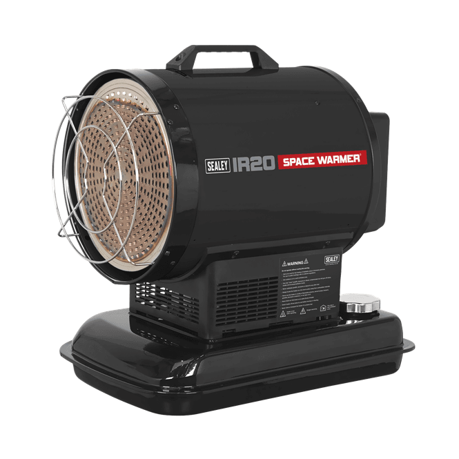 Sealey IR20 Infrared Diesel Heater 68,000 Btu/hr Garage Kerosene Warmer