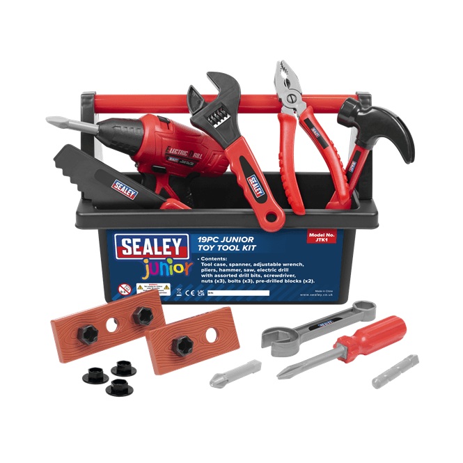 Sealey JTK1 Junior DIY Toy Tool Kit 19 Piece