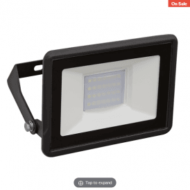 LED112 240V Extra Slim Floodlight with Wall Bracket 20W SMD LED
