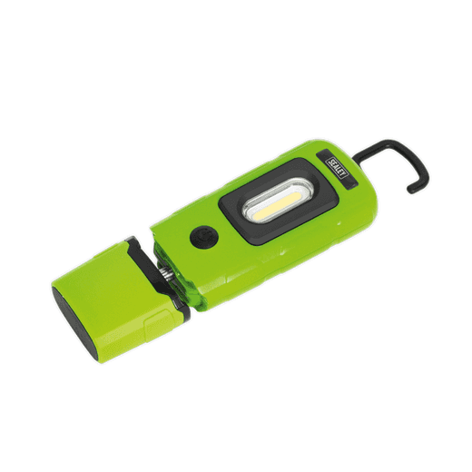 Sealey LED3601G Rechargeable 360° Inspection Lamp 3W COB + 1W LED