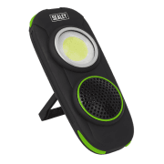 LED50WS Rechargeable Torch with Wireless Speaker 10W COB LED