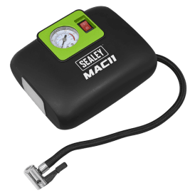MAC11 12V Tyre Inflator With Worklight
