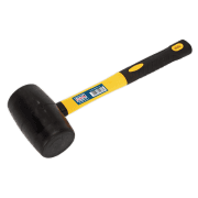 RMB150 1.5lb Rubber Mallet with Fibreglass Shaft