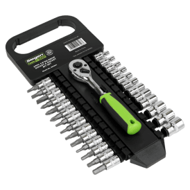 S01241 27 Piece Socket & Socket Bit Set 1/4" Square Drive