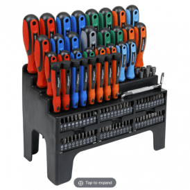 S01248 100 Piece Siegen Screwdriver, Bit & Nut Driver Set
