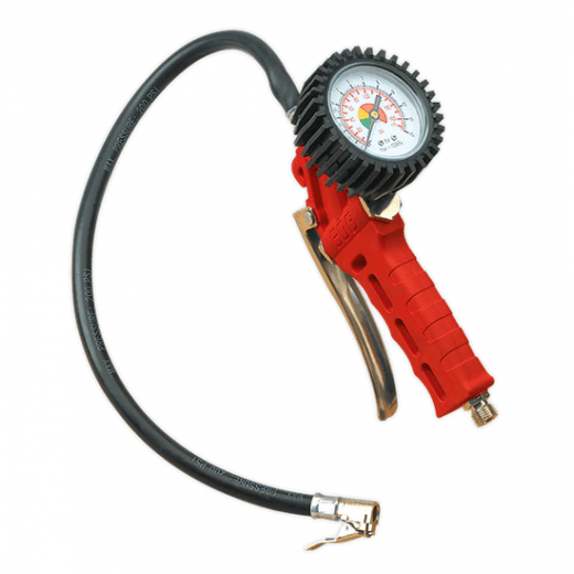 Sealey SA9302 Tyre Inflator with Clip-On Connector