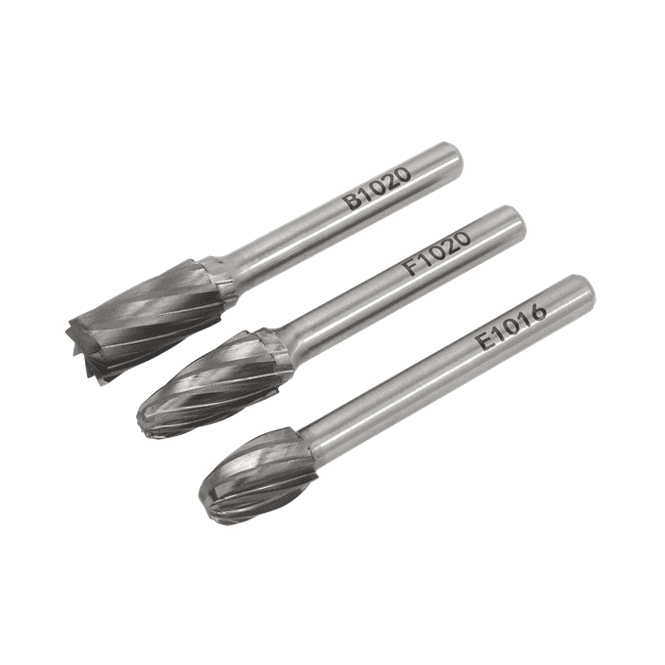 Sealey SDBCK3 Tungsten Carbide Rotary Burr 3 Piece Set