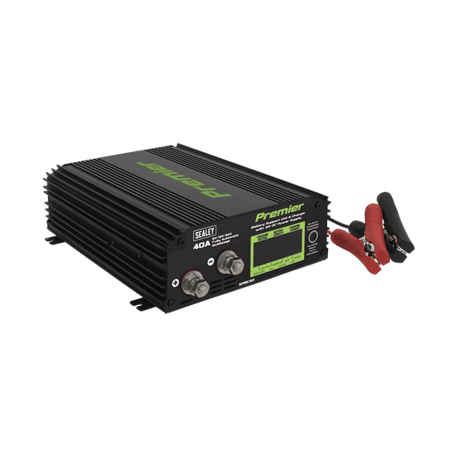 Sealey SPBC40 40A Battery Support Unit Charger & Maintainer