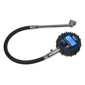 TST003 Digital Tyre Pressure Gauge with Twin Push-On Connector