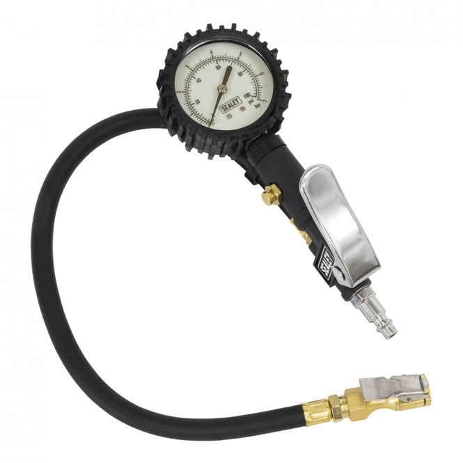 Sealey Tyre Inflator With Clip-On Connector SA399 0-100 PSI