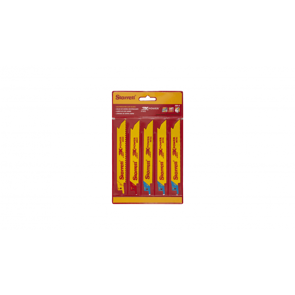 Starrett Sb6-A Reciprocating Blade Kit, 5 Piece Sb6-A - Image 6