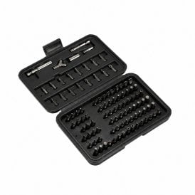 TAY-21152 100 Piece Screw Bit Set Standard + Tamper Proof Bits