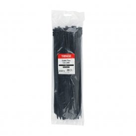 48300CTB Black Cable Ties 4.8 X 300 Bag 100
