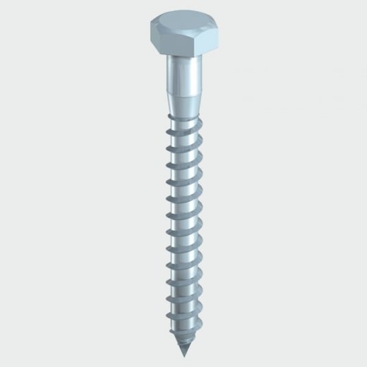 Timco 8 x 60 Hex Head Coach Screw BZP Bag 65