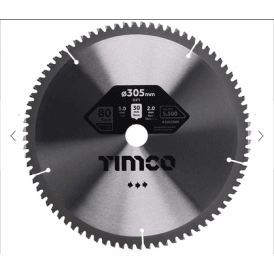 A3053080 TCT -5 Degree Sawblade 305 x 30 x 80T