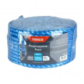 Blue Polypropylene Rope Coil 12mm x 30m BR1230C