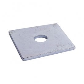 M10 x 40 x 40 x 3 Square Plate Washer Zinc Plated Box of 150