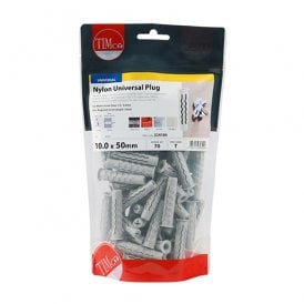 M10 X 50mm Nylon Universal Plug 70 Pieces