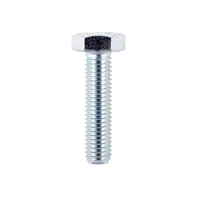 Timco M10x40mm Set Screw Bolts Grade 8.8 Zinc Box Of 100