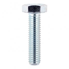 M10x40mm Set Screw Bolts Grade 8.8 Zinc Box Of 100