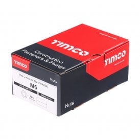 M6 Connector Nuts Box 200 BZP Finish DIN6334