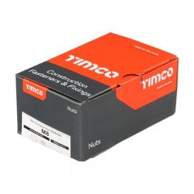 M8 Connector Nuts Box 100 BZP Finish DIN6334